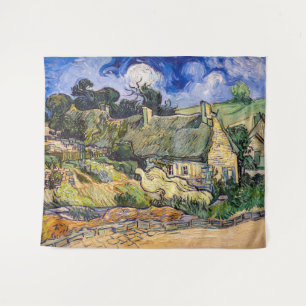 Tapiz Vincent Van Gogh - Cabañas con Tejado en Cordevill