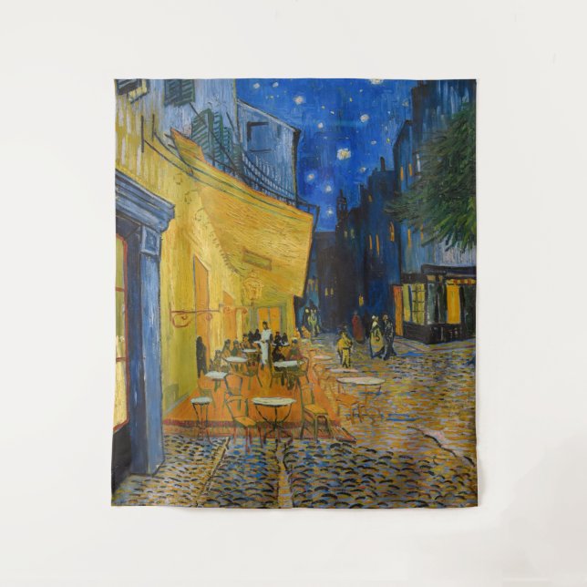 Tapiz Vincent van Gogh - Cafe Terrace de noche (Anverso)