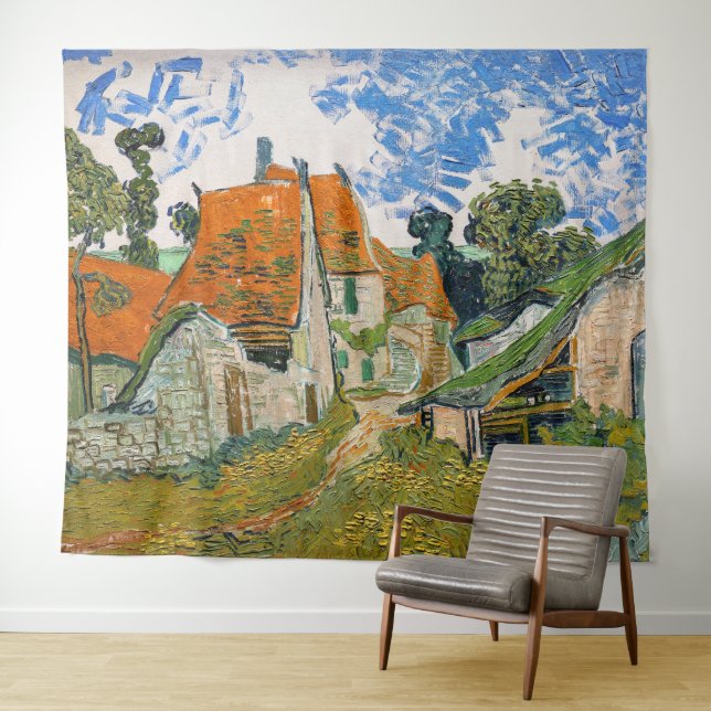 Tapiz Vincent van Gogh - Calle de Auvers-sur-Oise (In situ (horizontal))