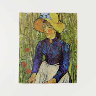 Tapiz Vincent van Gogh - Campesina con sombrero de paja