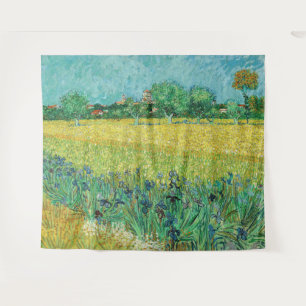 Tapiz Vincent van Gogh - Campo con lirios cerca de Arlés