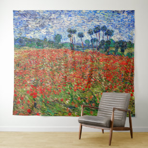 Tapiz Vincent van Gogh - Campo de amapolas