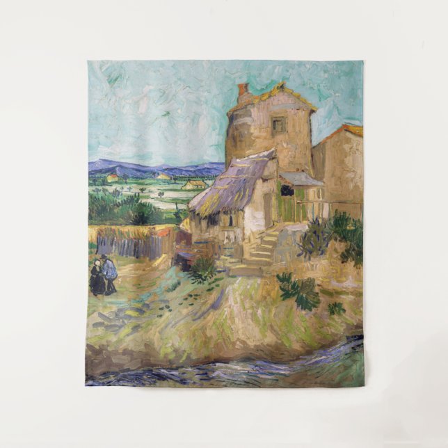 Tapiz Vincent van Gogh - El viejo molino (Anverso)