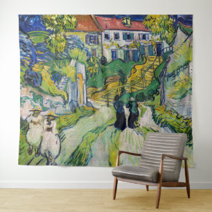 Tapiz Vincent van Gogh - Escalera en Auvers
