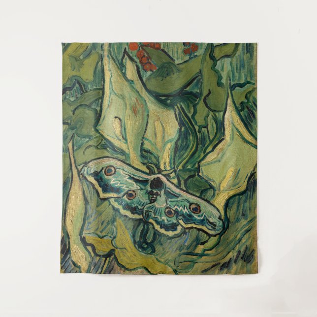 Tapiz Vincent van Gogh - Giant Peacock Moth (Anverso)