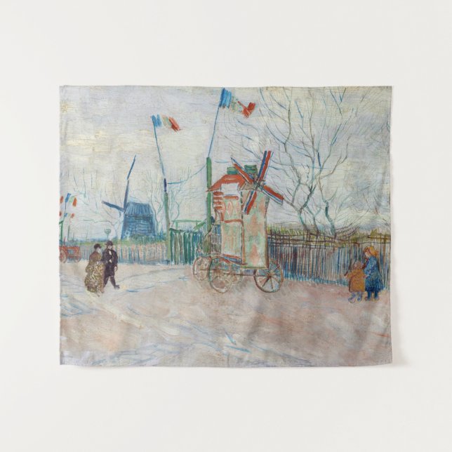 Tapiz Vincent van Gogh - Impasse des Deux Freres (Anverso (horizontal))