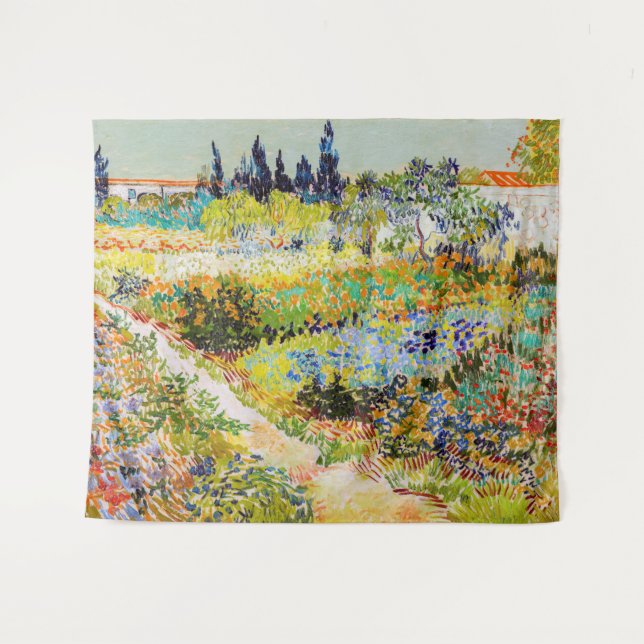 Tapiz Vincent van Gogh - Jardín de Arles (Anverso (horizontal))