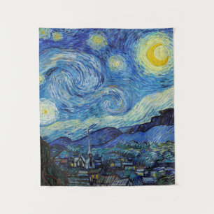 Tapiz Vincent Van Gogh Noche Estrellada Arte Antiguo Vin