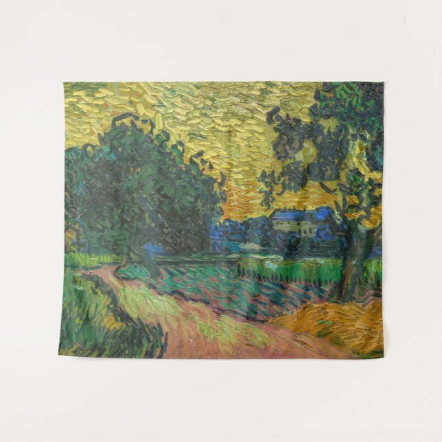 Tapiz Vincent van Gogh - Paisaje en Crepúsculo (Anverso (horizontal))
