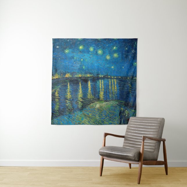 Tapiz Vincent Van Gogh Starry Night Over the Rhone (In situ)