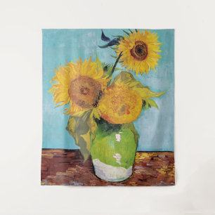 Tapiz Vincent Van Gogh - Tres girasoles en una caja