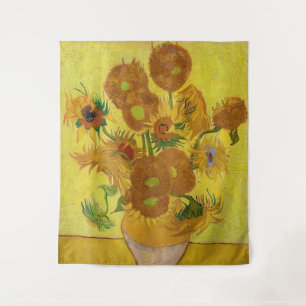 Tapiz Vincent van Gogh - Vase con quince girasoles