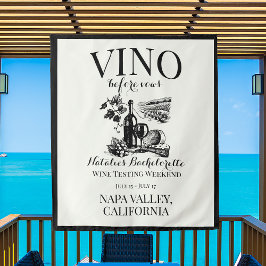 Tapiz Vino antes de Vows Bach Personalizado Bodega Bache