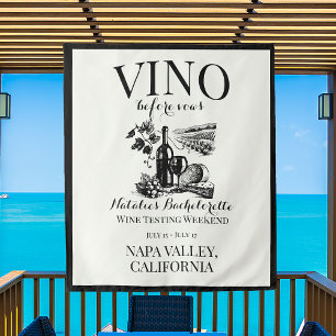 Tapiz Vino antes de Vows Bach Personalizado Bodega Bache