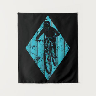 Tapiz Vintage de Mountain Biker