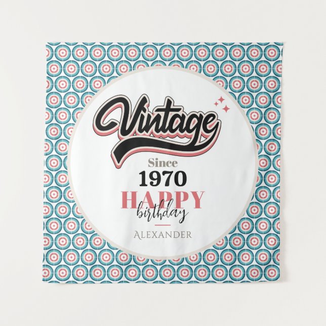 Tapiz Vintage desde 1970 (Anverso)
