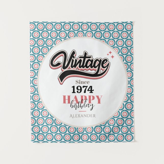 Tapiz Vintage desde - 1974 (Anverso)