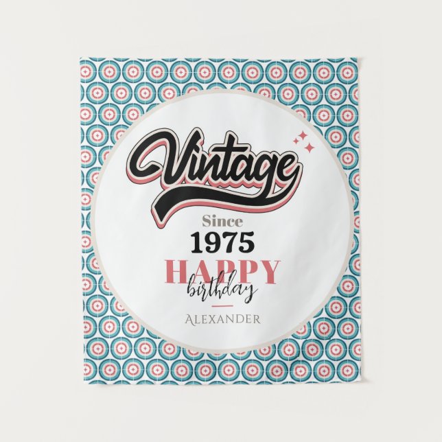 Tapiz Vintage desde 1975 (Anverso)