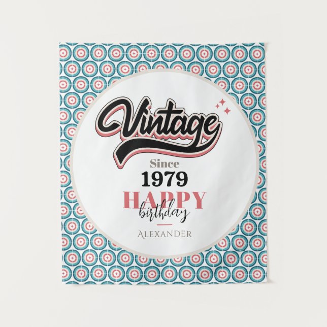 Tapiz Vintage desde 1979 (Anverso)