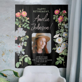 Tapiz Vintage Elegant Black Jubilación Simpatía Floral F