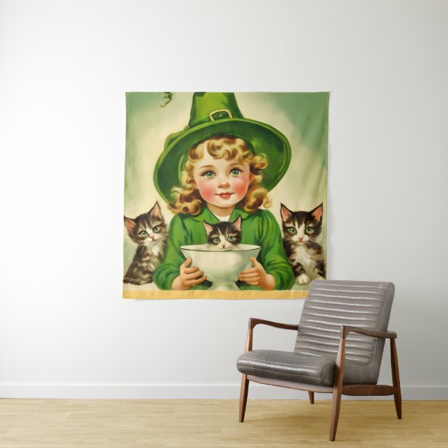 Tapiz vintage Halloween cutie no9 (In situ)