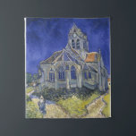 Tapiz Vintage La iglesia en Auvers-sur-Oise por Van Gogh<br><div class="desc">Esta es una reproducción fotográfica de una obra de arte bidimensional creada (aceite sobre lienzo) en 1890 por el renombrado pintor holandés post-impresionista,  Van Gogh. La obra se titula "La iglesia en Auvers-sur-Oise,  Vista desde el Chevet". Esta pintura fue creada el mismo año en que murió Van Gogh.</div>