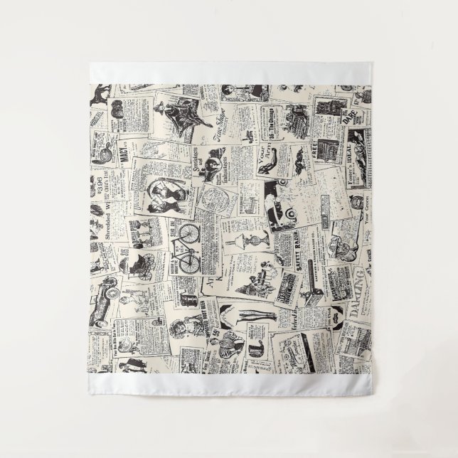 Tapiz Vintage Newspaper (Anverso)