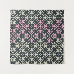 Tapiz Vintage Ornamental: Diseño Elegante Sin Marea.