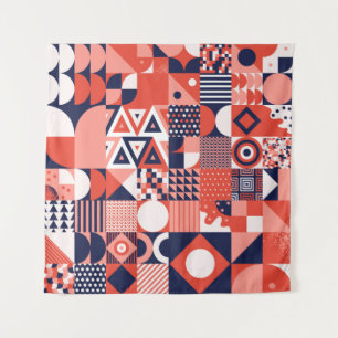 Tapiz Vintage retro bauhaus design vintage