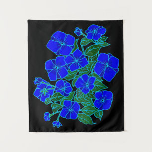 Tapiz Violetas Azules Pequeñas