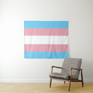 Tapiz Visibilidad de la bandera del orgullo transgénero