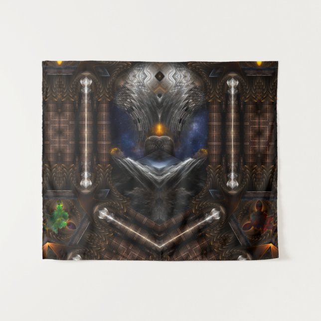 Tapiz Visiones de Steampunk (Anverso (horizontal))