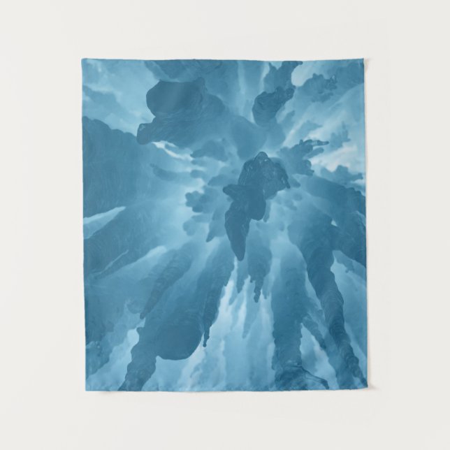 Tapiz Vista de ángulo bajo de estalactitas (Anverso)