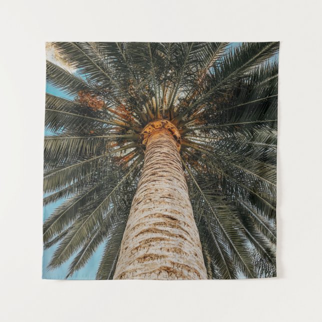 Tapiz Vista de gusano de un coco (Anverso)