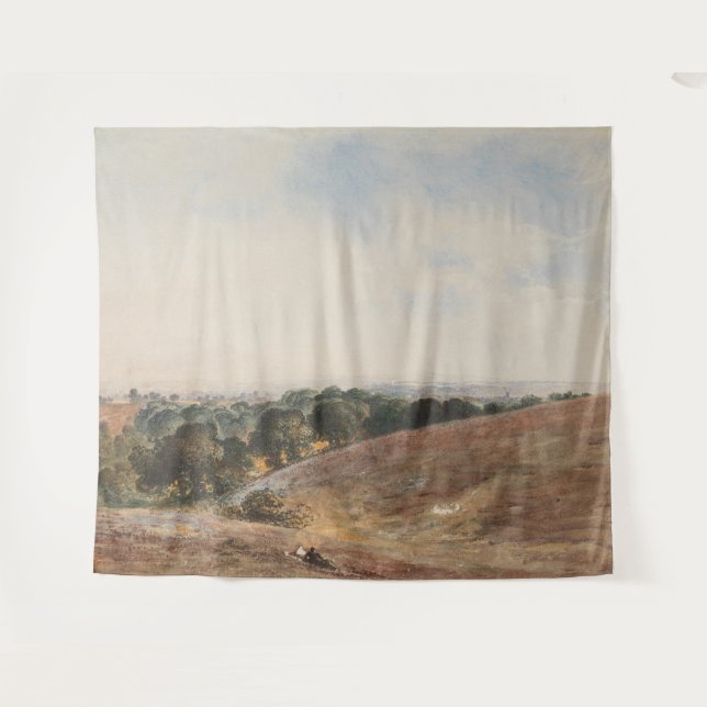 Tapiz Vista de las ciudades del sur - John Martin (Anverso (horizontal))