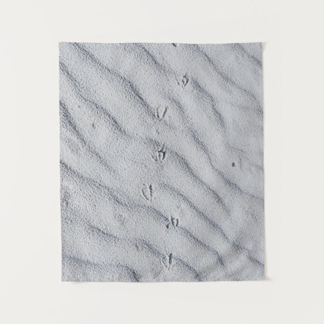 Tapiz Vista superior de dunas de arena (Anverso)