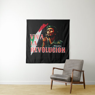 Tapiz Viva la revolución Palestina