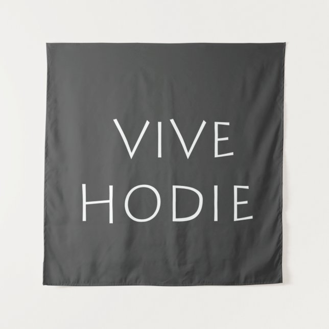 Tapiz Vive hodie (Anverso)