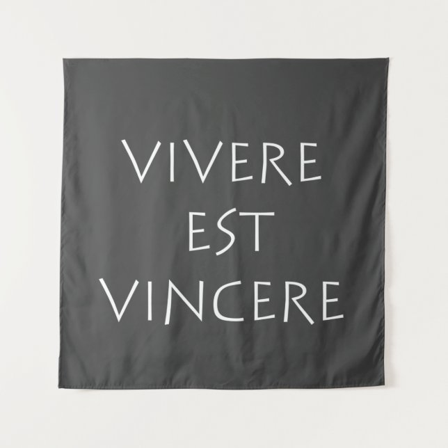 Tapiz Vivere est vincent (Anverso)