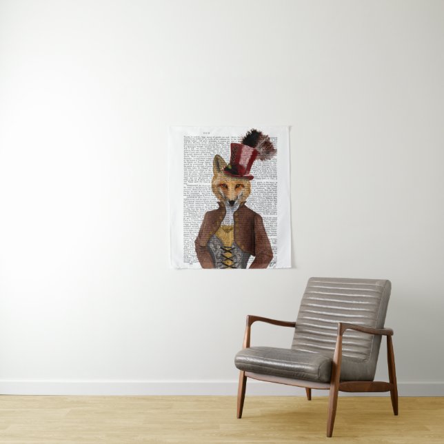 Tapiz Vivienne Steampunk Fox (In situ)