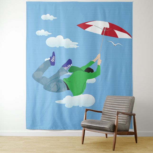 Tapiz Volar como un pájaro (In situ)