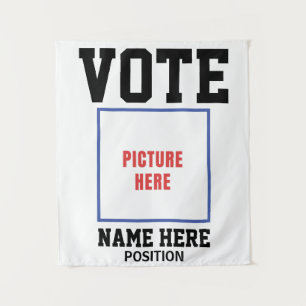 TAPIZ VOTA FOTO PERSONALIZAR NOMBRE