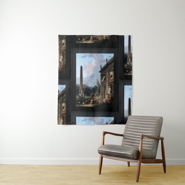 Tapiz Wandering Minstrels de Hubert Robert (In situ)