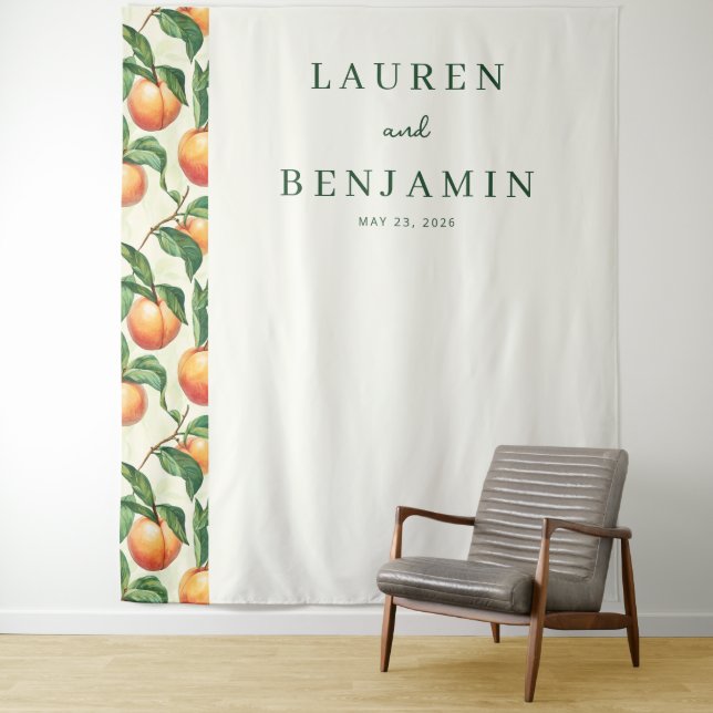 Tapiz Warm Peach Illustration Border (In situ)