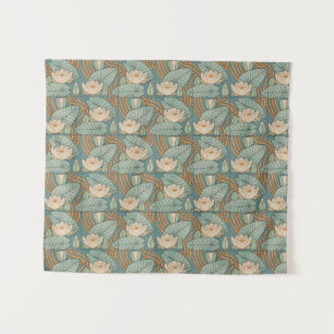 Tapiz Water Lilies Lily Naturaleza Art Nouveau