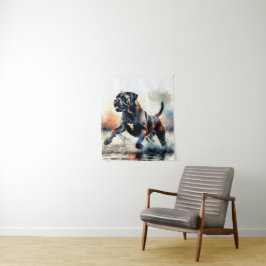 Tapiz Watercolor Cane Corso dog