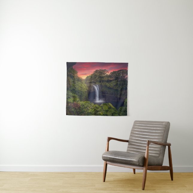 Tapiz Waterfalls | Rainbow Falls, Hilo, Hawaii (In situ (horizontal))