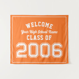 Tapiz Welcome Class of 2006, 20 Year Reunion Decor