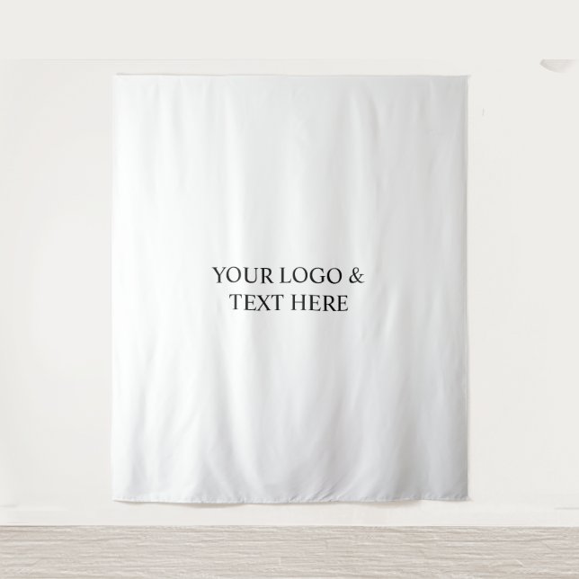 Tapiz White Personalized – Your Logo & Text Here (Anverso)