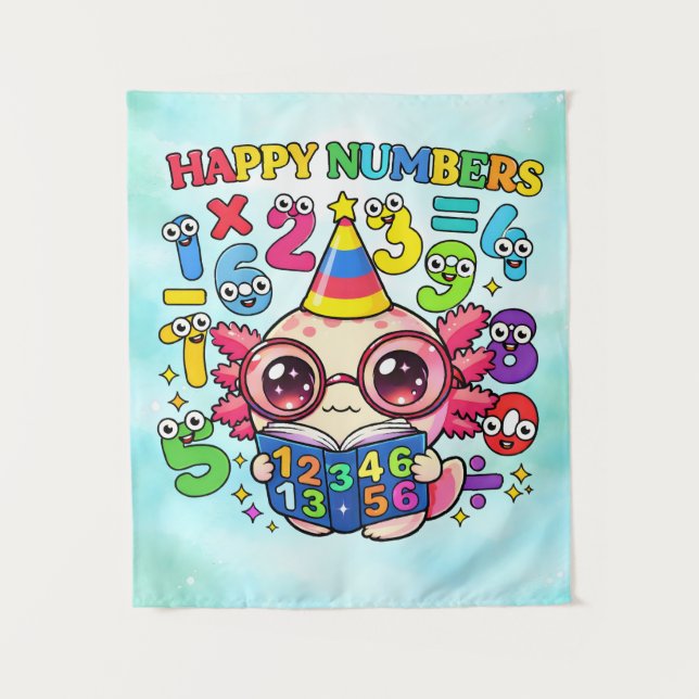 Tapiz Why Was 6 Afraid of 7 Funny Math Design (Anverso)